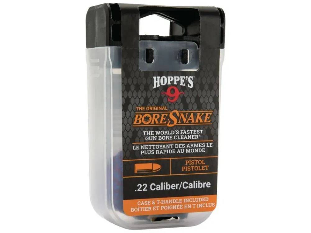 Cenová Bomba čistící šňůra Hoppe's Boresnake pro krátké kulové zbraně ráže .22", krabička