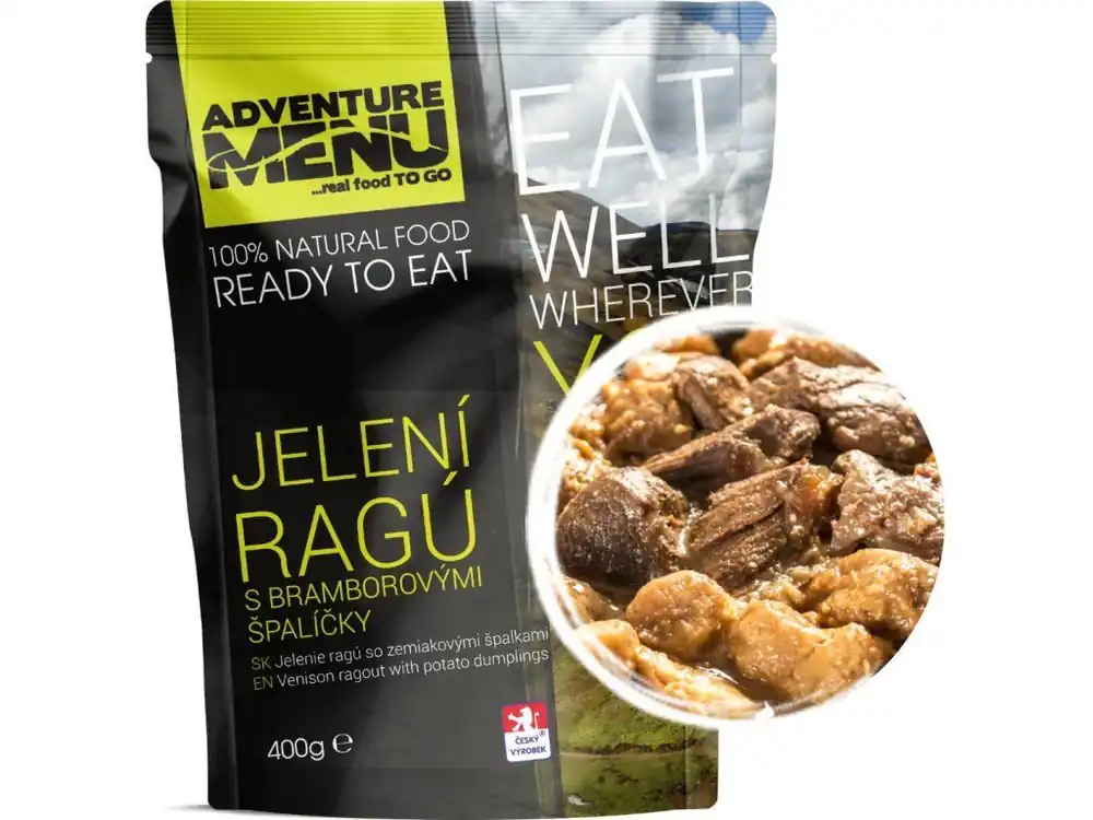 ADVENTURE MENU jelení ragú s bramborovými špalíčky Nejlepší Cena