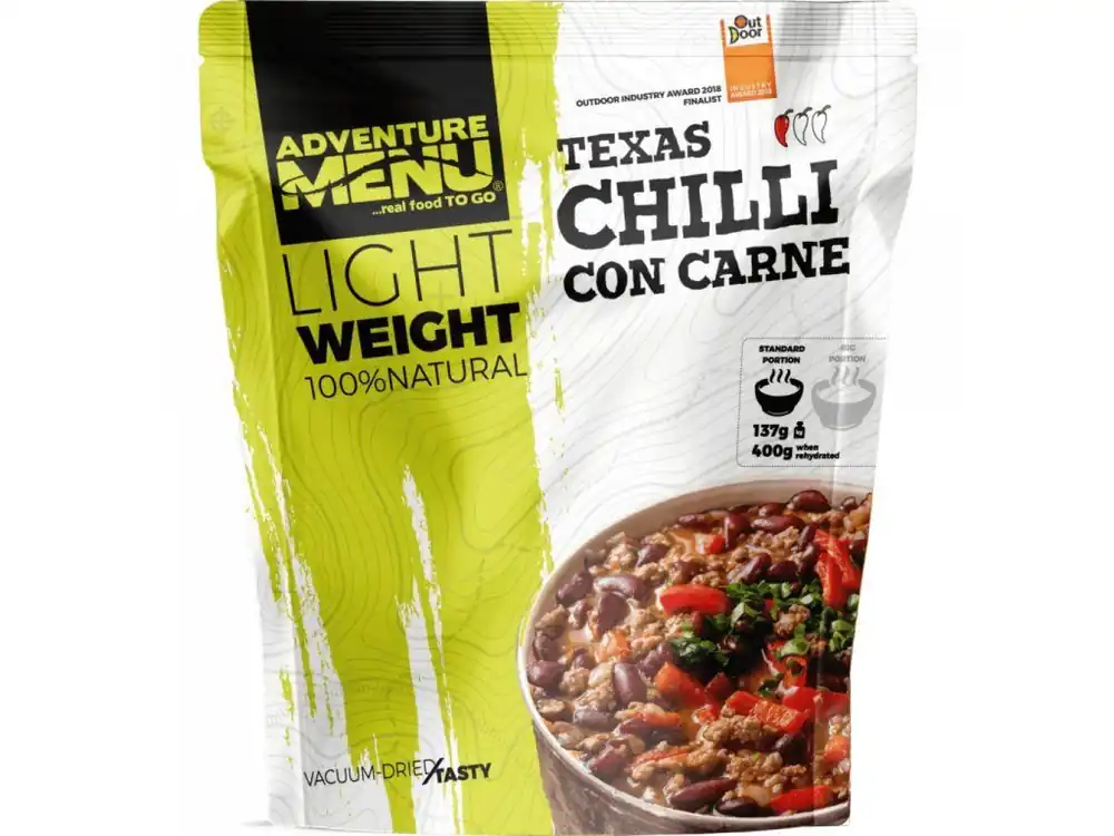 Levný ADVENTURE MENU chilli con carne