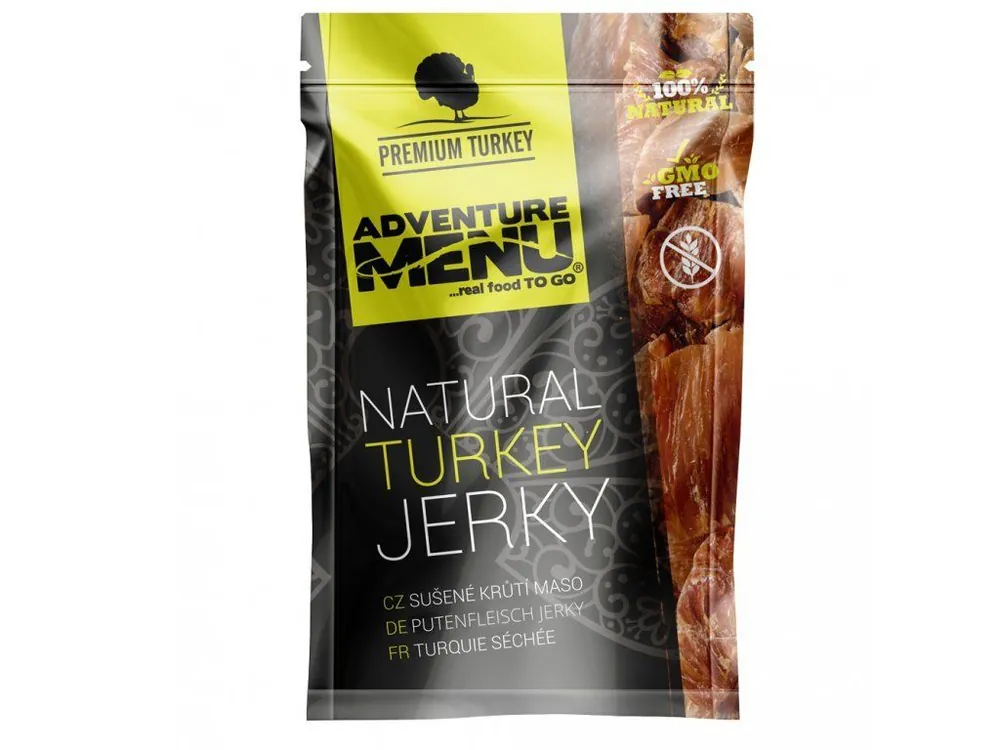 Vysoce Kvalitní ADVENTURE MENU krůtí jerky