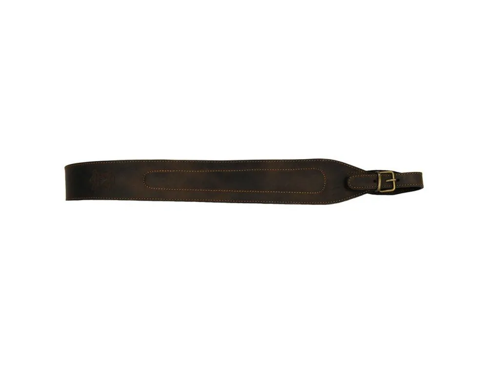 Akční Nabídka řemen na zbraň Artipel, kožený, polstrovaný, 103cm, hnědý, široký