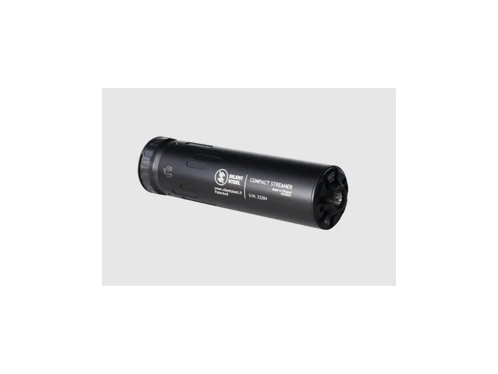 tlumič Compact Baffle Streamer, hliník, černý, 9 mm Víkendová Akce
