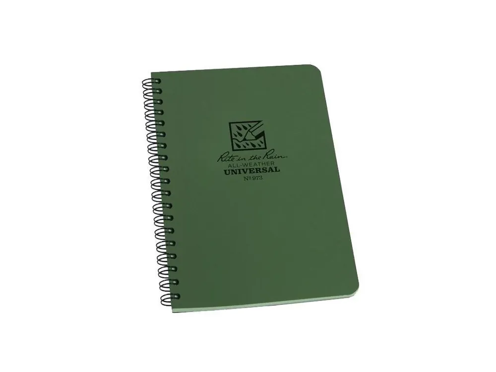 Voděodolný zápisník Rite in the Rain Side Spiral Notebook - zelený Bezpečná Platba