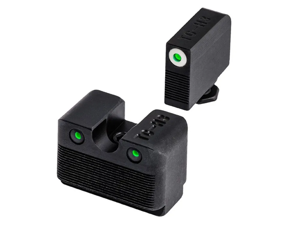 Novinka Mířidla TRUGLO TRITIUM PRO LOW MOS SET WHT pro GLOCK 17\\/19\\/26 MOS - zelená + bílá
