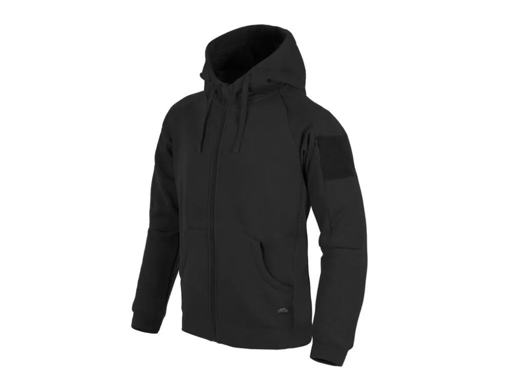 HELIKON mikina URBAN TACTICAL HOODIE LITE (FULLZIP)® - Black - různé velikosti Cenová Bomba