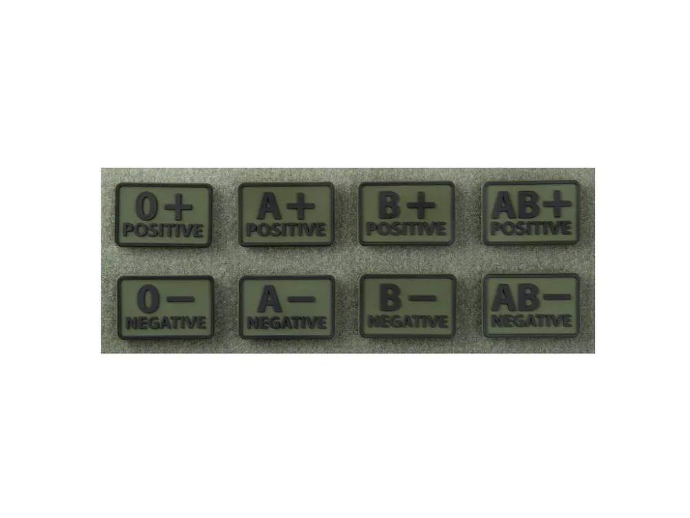 Sleva HELIKON Rh- BLOOD PATCH 2 ks - Olive Green - různé druhy