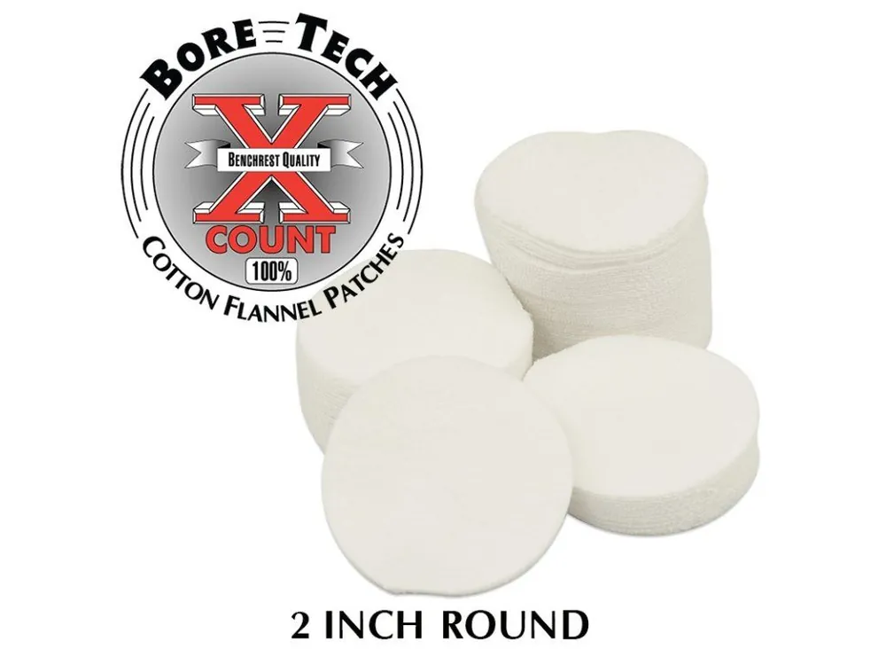 BoreTech Bavlněné kulaté vytěráky X-Count .308-.338 (250ks) Přímo Od Výrobce