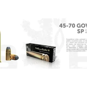 S&B kulové náboje 45-70 Government SP 2948 26,2g\\/405grs - 20ks Levný