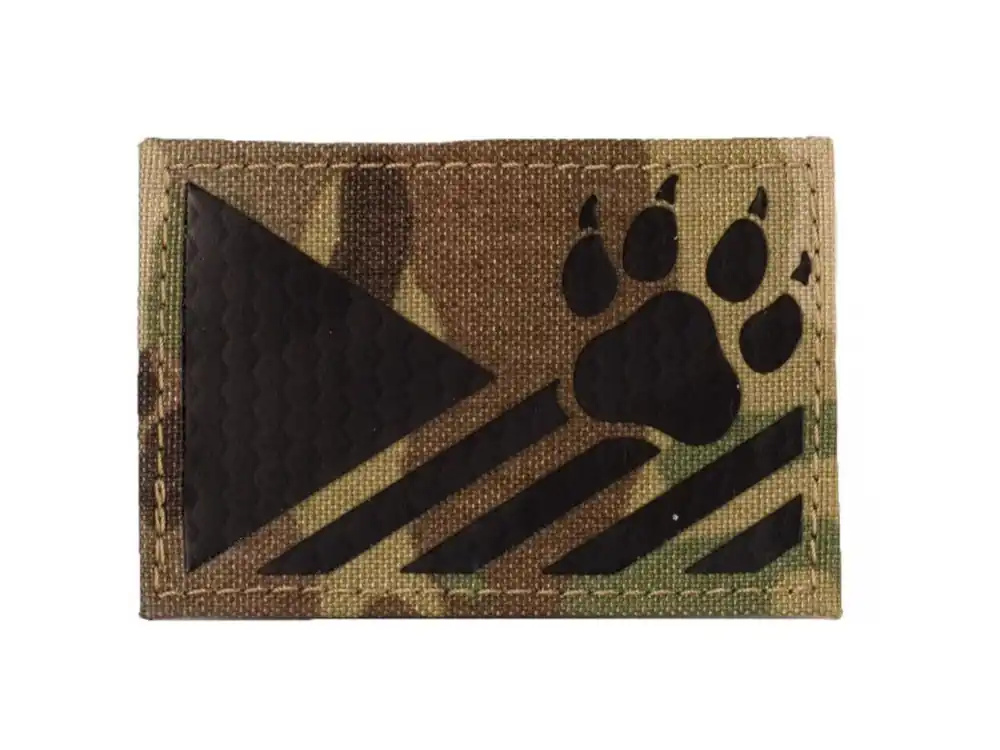 Dokud Zásoby Vydrží COMBAT SYSTEMS nášivka - IR vlajka ČR K9 LASER CUT - různé barvy