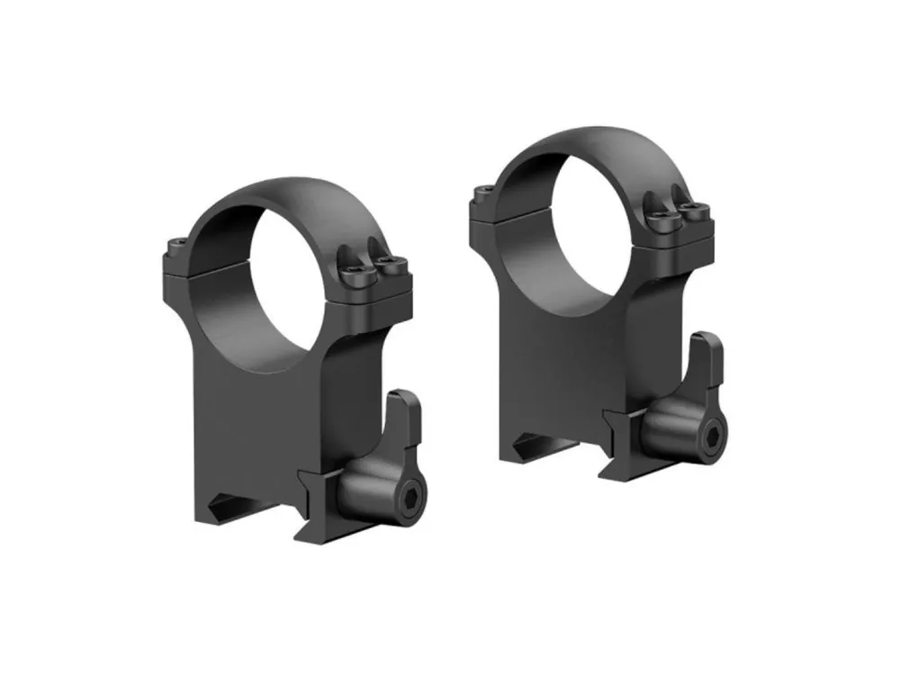 VECTOR OPTICS ocelové montážní QD kroužky 30mm, vysoké - Černé Sleva