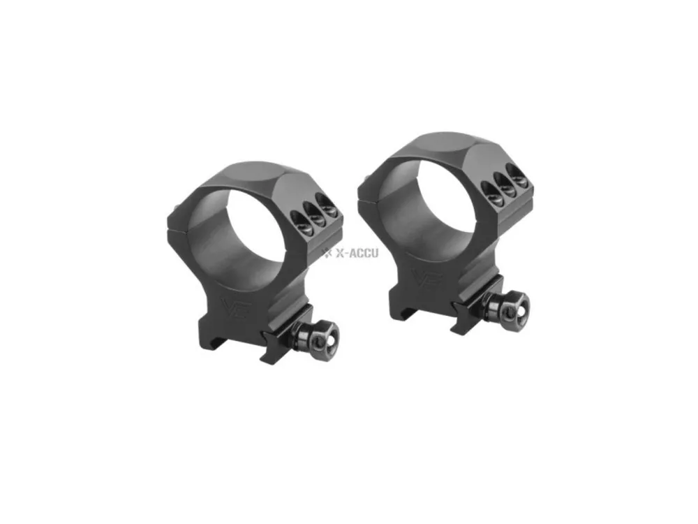 VECTOR OPTICS montážní kroužky X-ACCU pro puškohled 34 mm, střední - Černé Tovární Cena