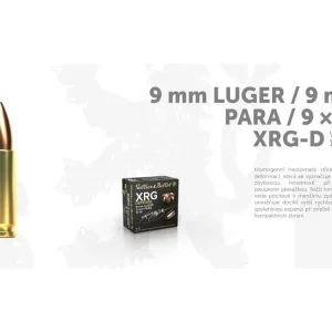 Ověřený S&B náboje 9 mm Luger HS XRG 6,5g\\/100gr A1 - 25 ks