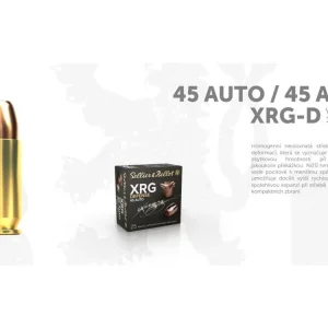 Nejprodávanější S&B náboje .45 AUTO \\/ 45 ACP HS XRG-D 10,7g\\/165gr A1 - 25 ks