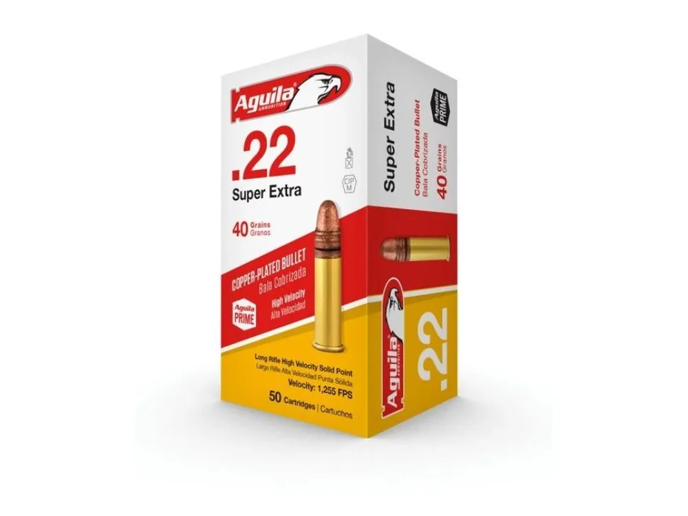 Střelivo Aguila .22 LR Super Extra HV-SP 40gr, balení po 50 kusech Finální Výprodej