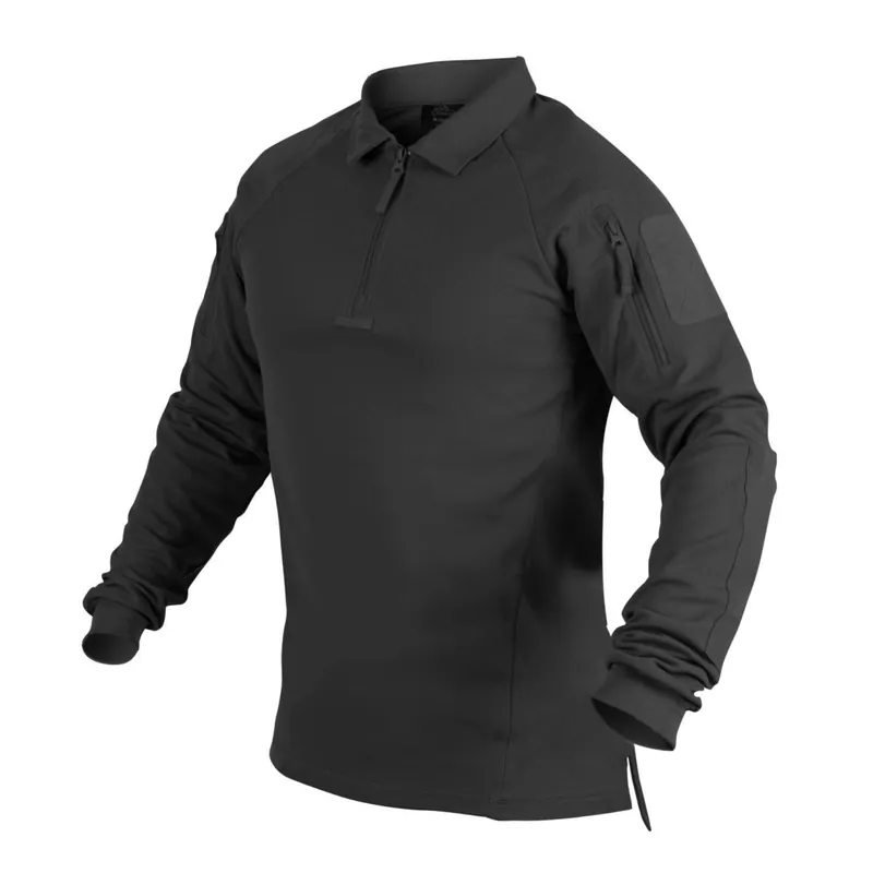 Triko Helikon Range Polo - Black L Víkendová Akce