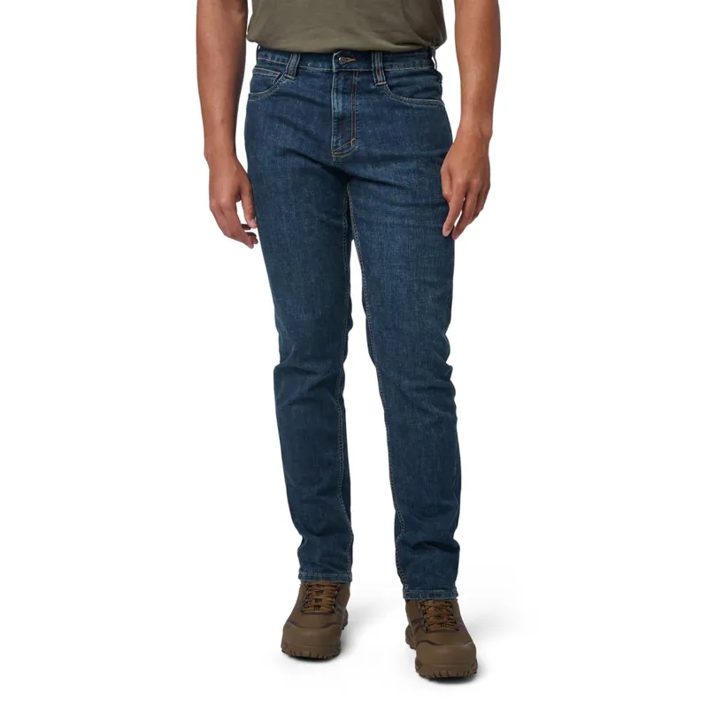 Kalhoty 5.11 Defender-Flex Jean Slim - Bsc Blue Wash 35/32 Nová Kolekce