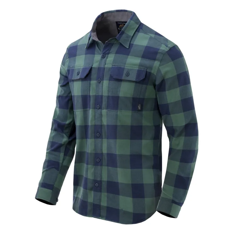 Hit Sezóny Košile Helikon Greyman - Moss Green Checkered 2XL