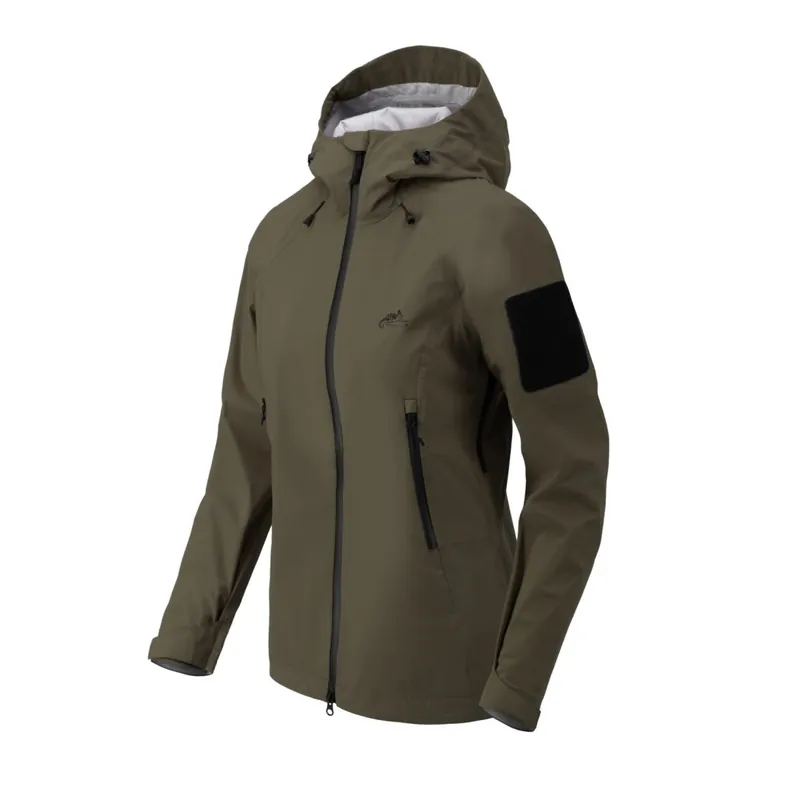 Rychlé Dodání Dámská bunda Helikon SQUALL Hardshell Jacket - Taiga Green 2XL