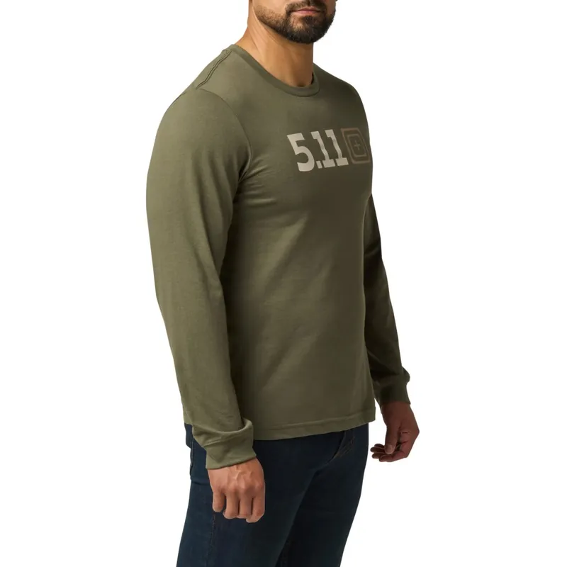 Triko 5.11 Scope L/S - Ranger Green M Víkendová Akce