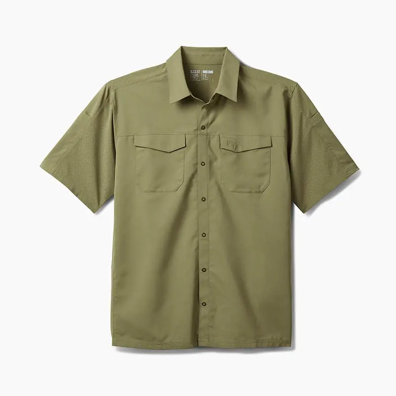 Košile 5.11 Freedom Flex S/S - Covert Green XL Víkendová Akce