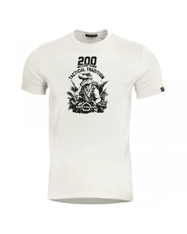 Triko Pentagon T-REX - White 3XL Super Cena