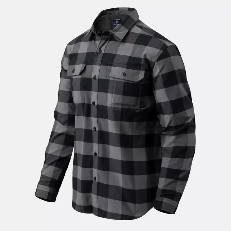 Košile Helikon Greyman - True Grey Checkered 3XL Speciální Cena