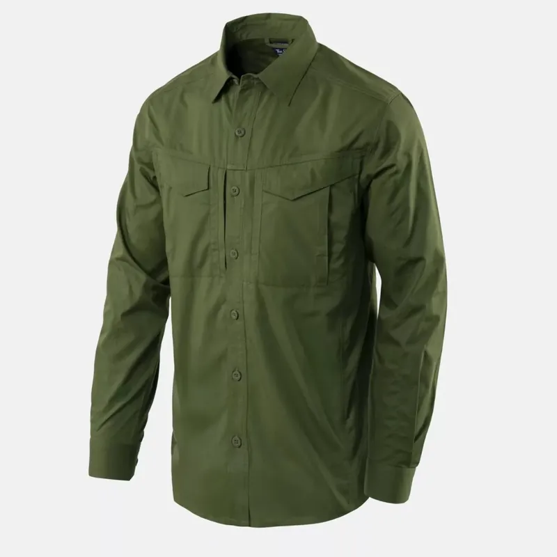 Košile Helikon Defender MK2 L/S - Pine Green L Výhodná Nabídka