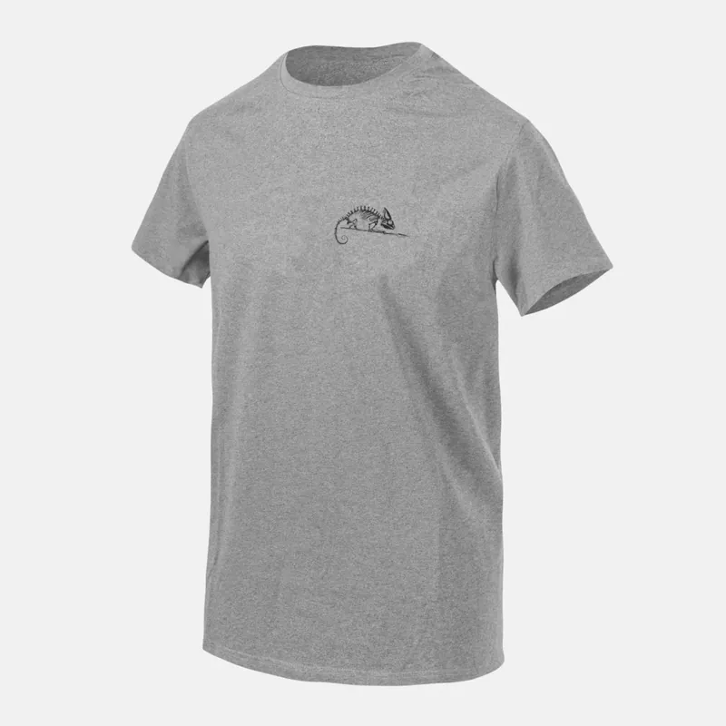 Triko Helikon Logo - Mid Grey Melange M Časově Omezené