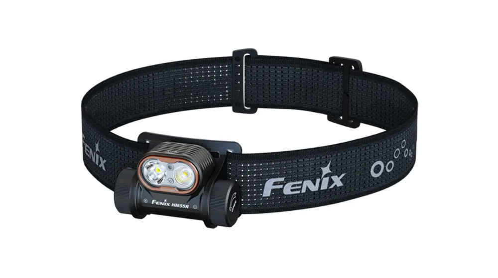 Nabíjecí čelovka Fenix HM55 - celočerná Značkový