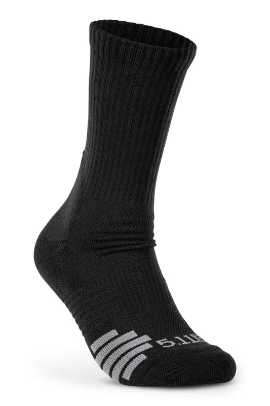 Ponožky 5.11 Duty Ready + Crew 3 Pack - Black XL Finální Výprodej