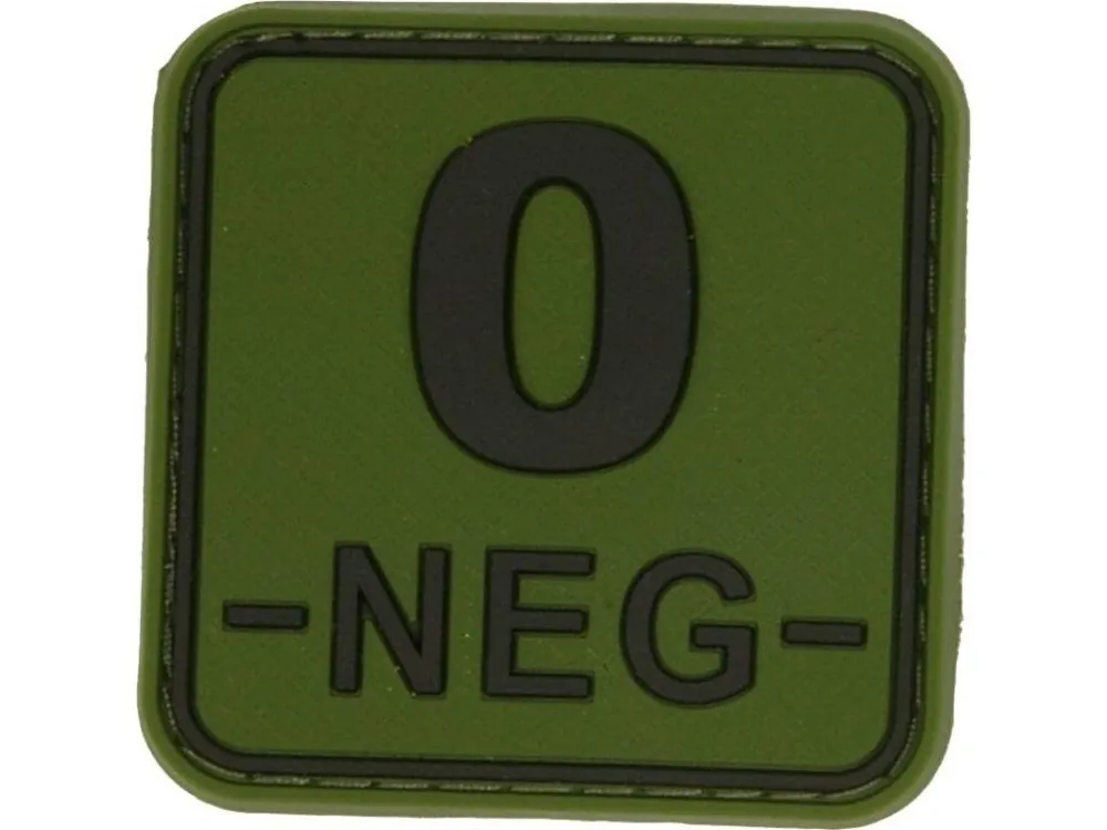 3D čtvercová nášivka 0 NEG - zelená, Jackets to go Hit Sezóny