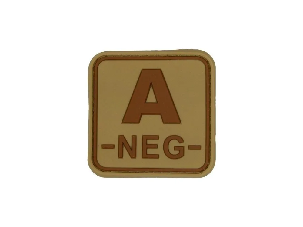 Finální Výprodej 3D čtvercová nášivka A NEG - pouštní, Jackets to go