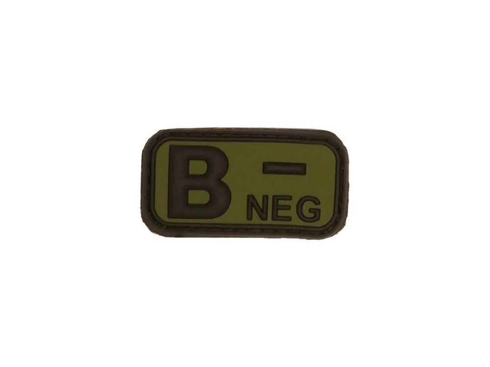 3D nášivka B NEG - zelená, Jackets to go Víkendová Akce