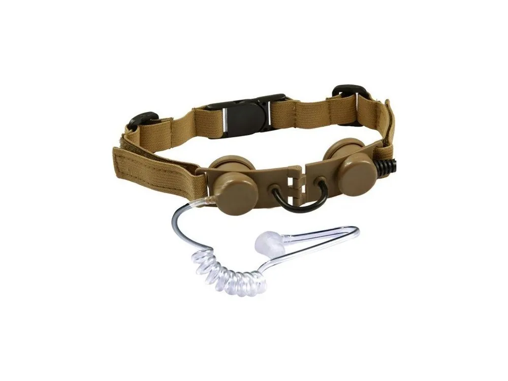 Taktický headset s hrdelním mikrofonem, pískový, Z. Tactical Přímo Od Výrobce