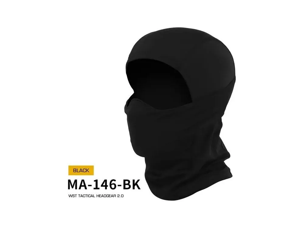 Vysoce Kvalitní Kukla WST 2.0 s gumovou ochrannou maskou - černá, Wosport