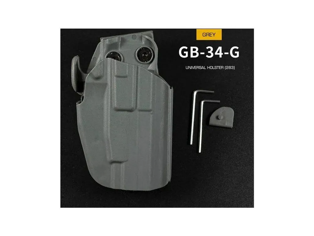 Opaskové pistolové pouzdro\\/holster GB34 pro Glock 19\\/VP9\\/USP - šedé, Wosport Speciální Cena
