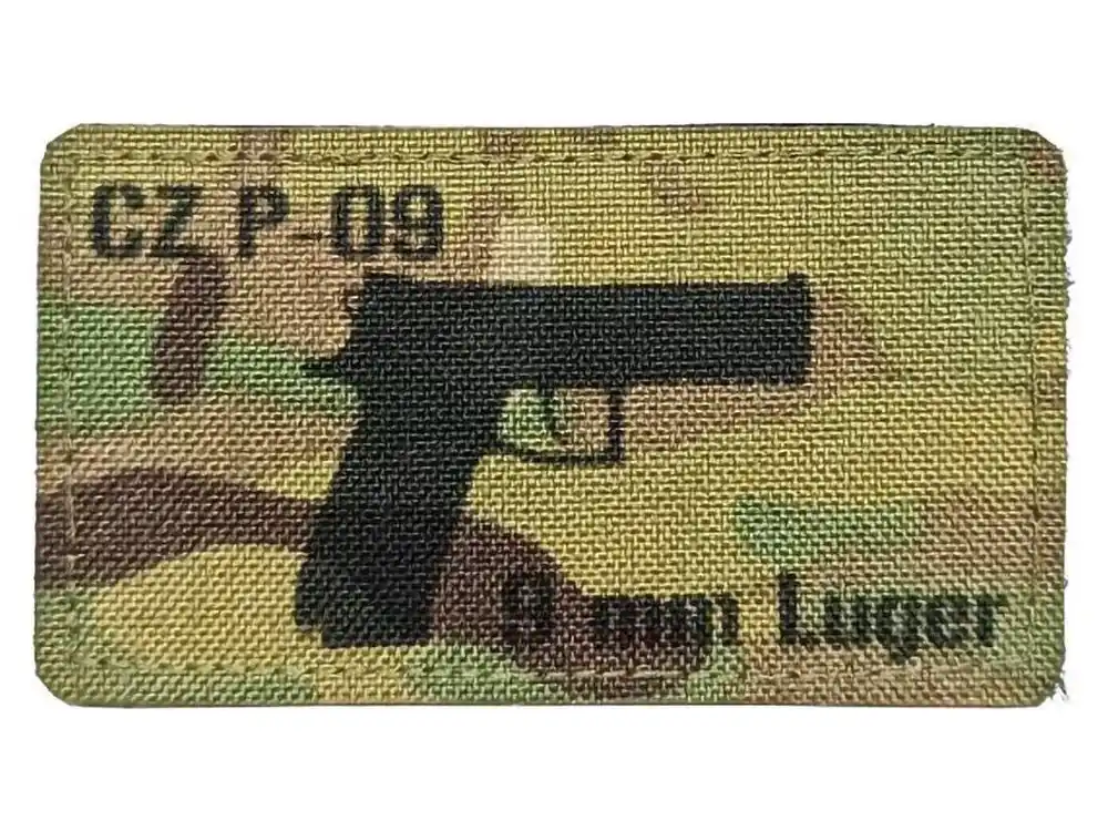 Textilní nášivka CZ P-09 9mm - MC, A.C.M. Kup Teď