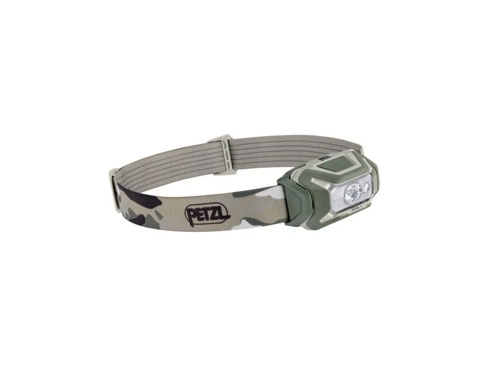 Cenově Výhodný Čelovka Aria 1 RGB Hybrid Concept - camo, 350lm, AAA baterie, Petzl