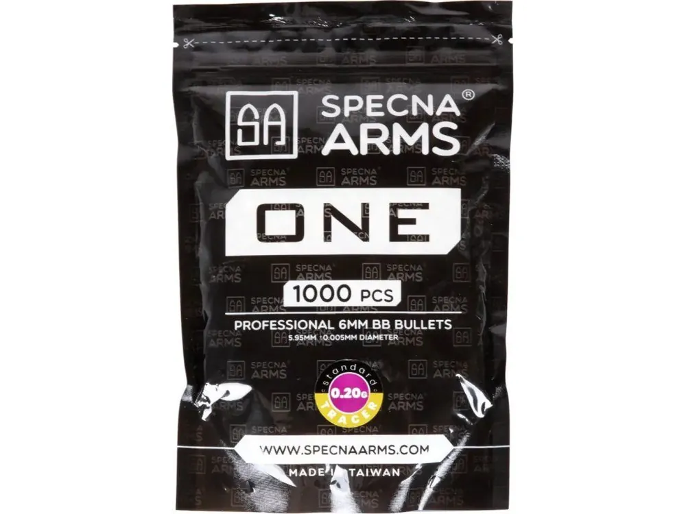 Airsoftové kuličky Specna Arms ONE™ 0.20g, 1000bb, nasvětlující zelené Časově Omezené