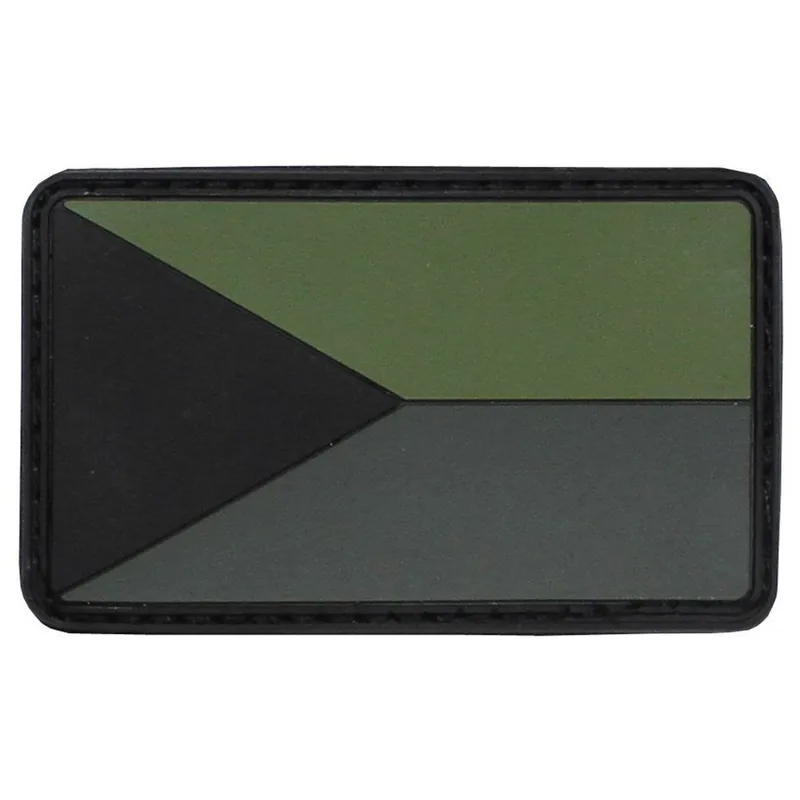 Oblíbený Nášivka na suhý zip vlajka CZ (plast 3D) (8x5 cm) - oliva