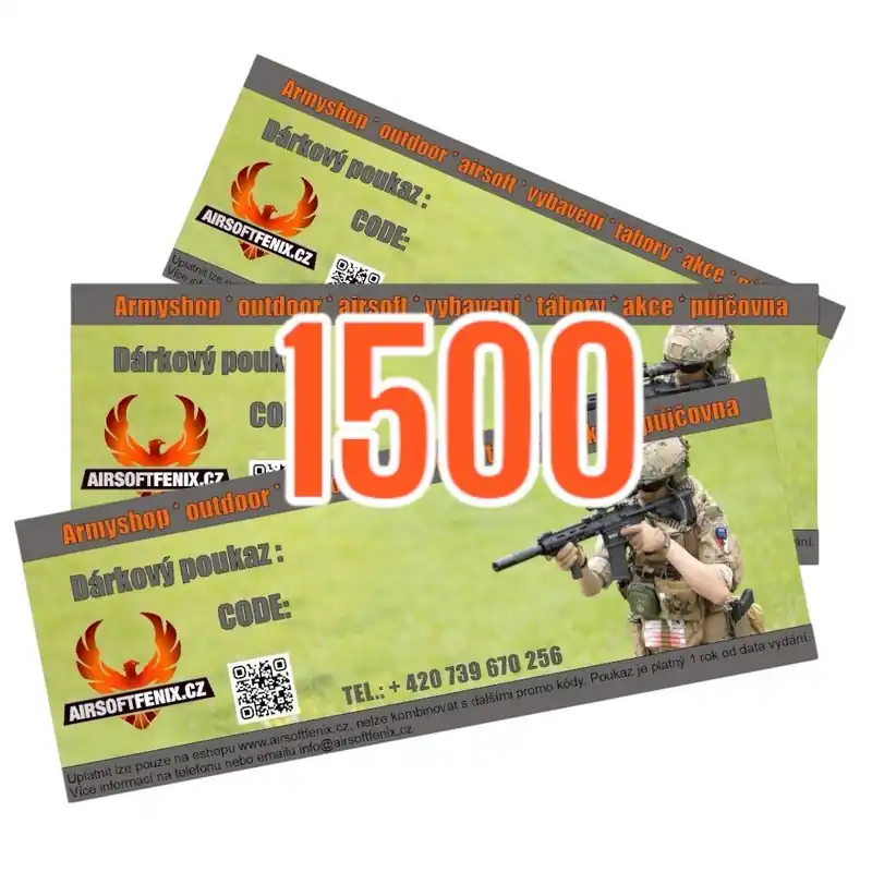 Dárkový poukaz 1500 Akce
