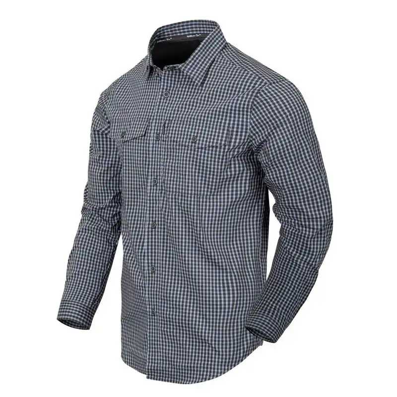 Pouze Dnes Košile Covert Concealed Carry Phantom Grey Checkered - HELIKON