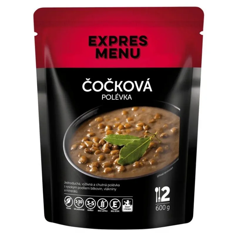 Čočková polévka (2 porce 600g) - Expres menu Hit Sezóny