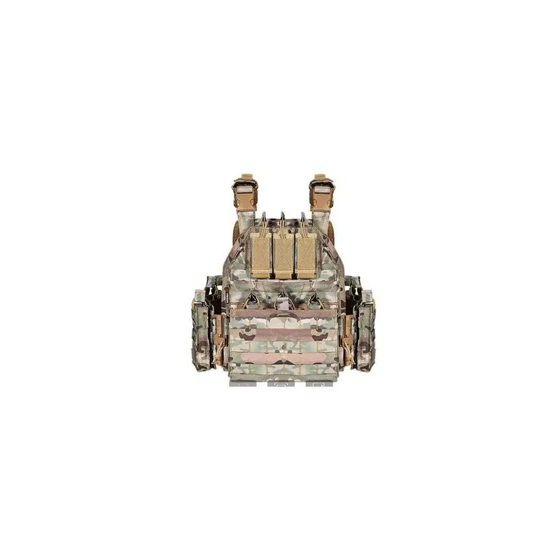 Sleva Taktická vesta nosič plátů YAKEDA VT-8301 multicamo