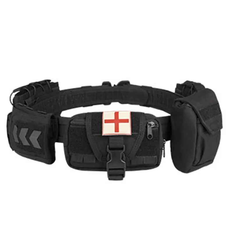 Must-Have Taktický opasek se sumkami YAKEDA YKD-2012 černá