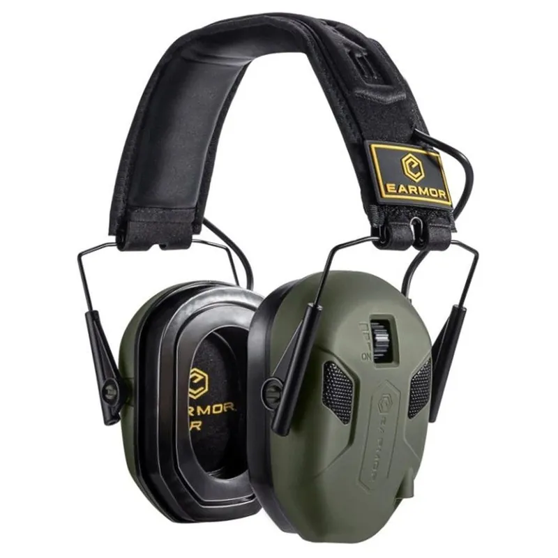 Aktivní střelecká sluchátka EARMOR M300X foliage green Aktuální