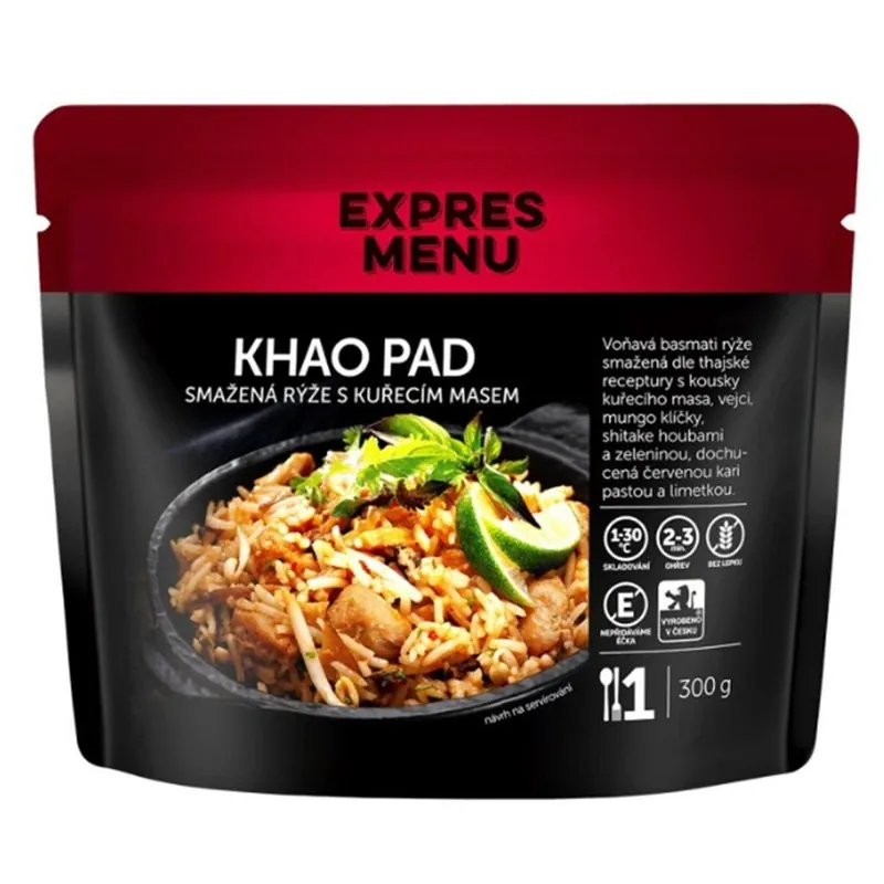 Ihned K Objednání Khao Pad - Expres Menu Smažená rýže s kuřecím masem 1 porce (300 g)
