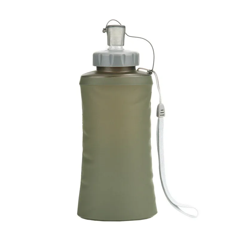 Omezená Nabídka 101INC skládací lahev na vodu, 600 ml - Zelená