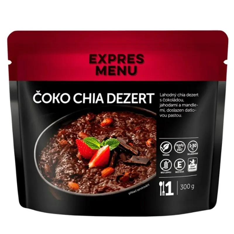 Akční Cena Čoko chia dezert 300 g Expres Menu
