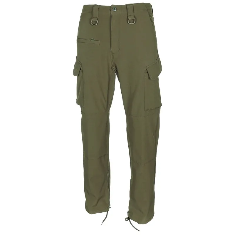 Ověřený Kalhoty nepromokavé ALLROUND softshell ZELENÉ